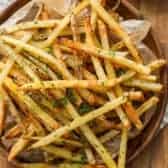Crispy Oven Fries in a bowl