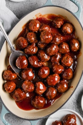 cooked Sweet and Sour Meatballs